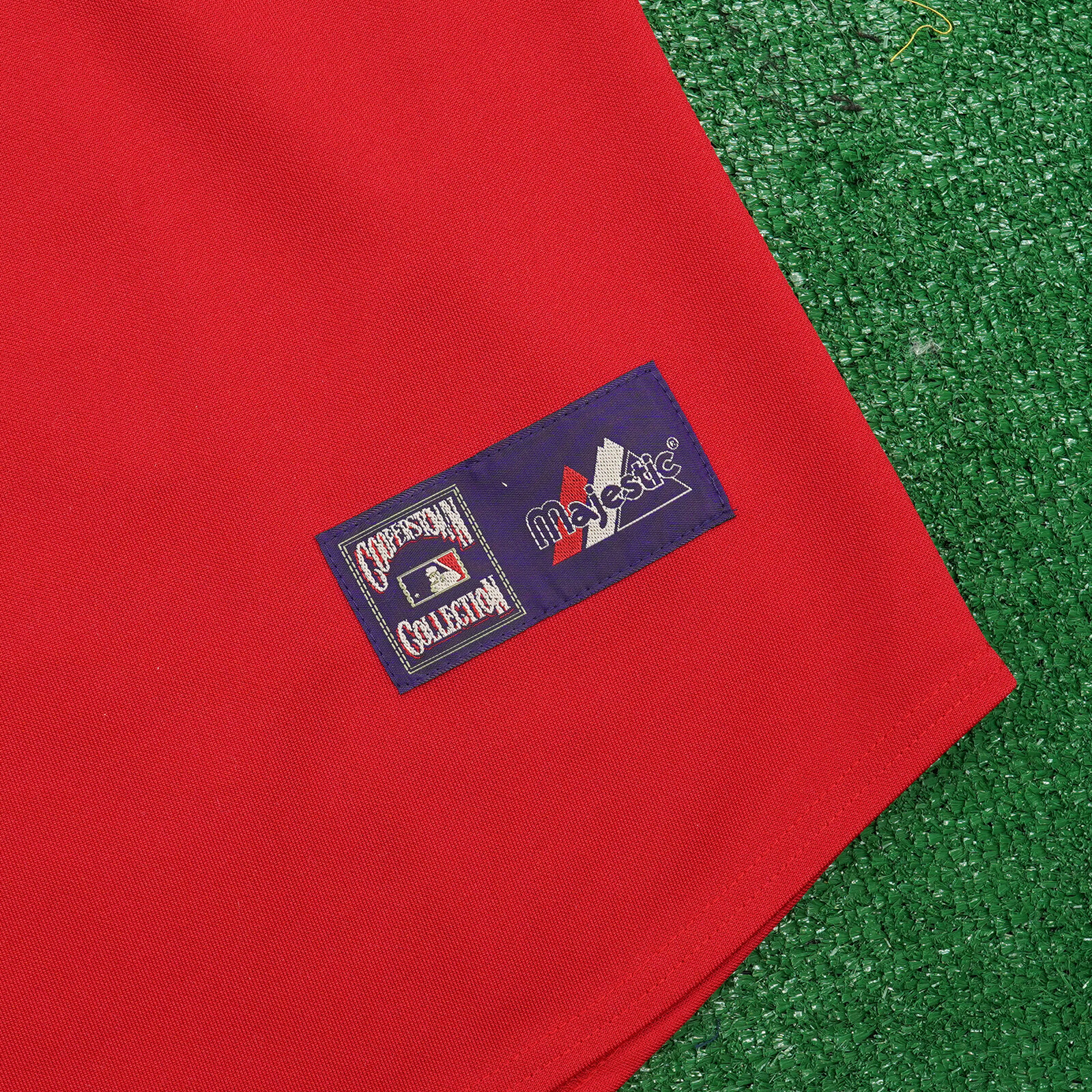 Cleveland Indians 1976 Cooperstown Throwback Men’s Red Away Jersey w/ Team Patch