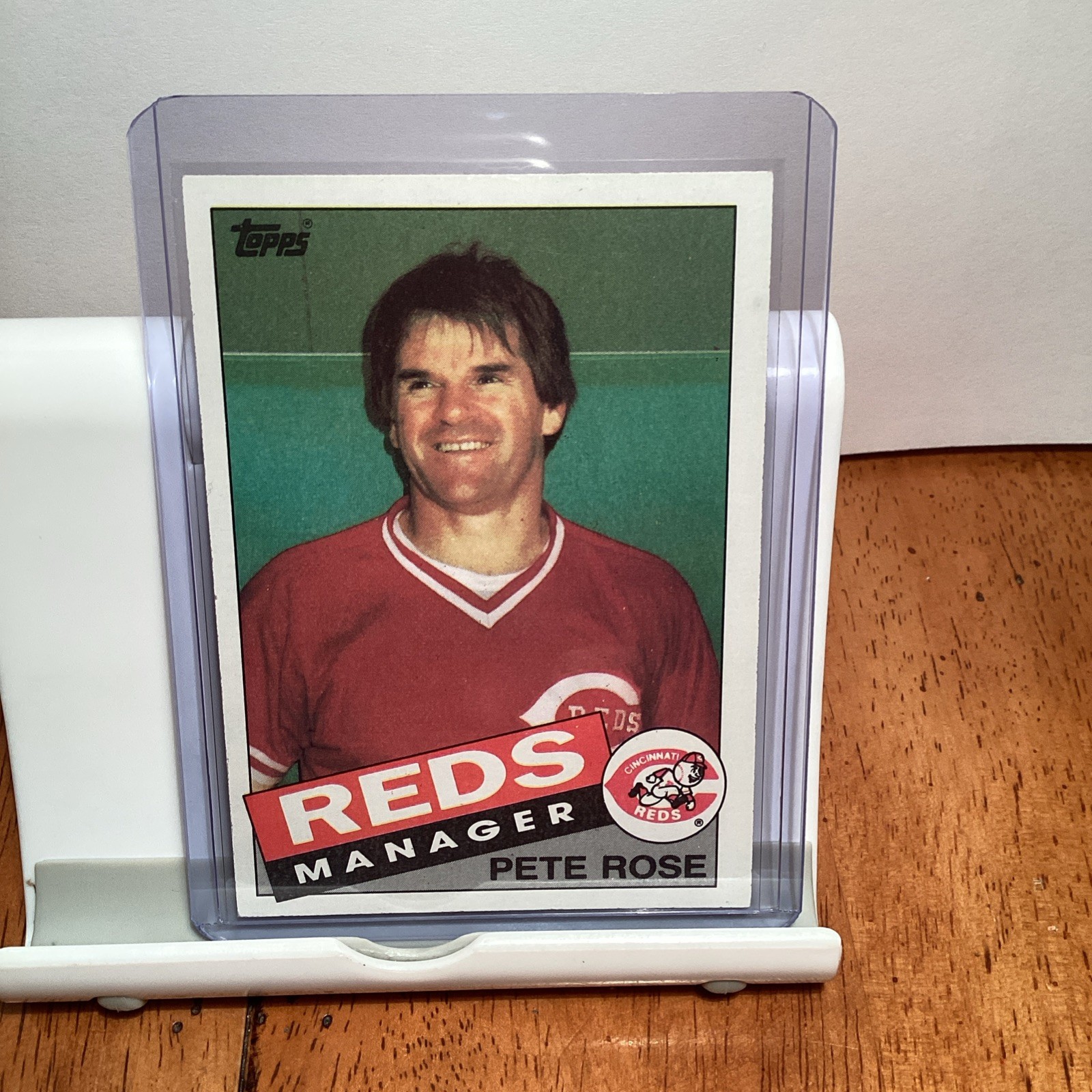 1985 Topps # 547 Pete Rose Baseball Trading Card Only #3 Left