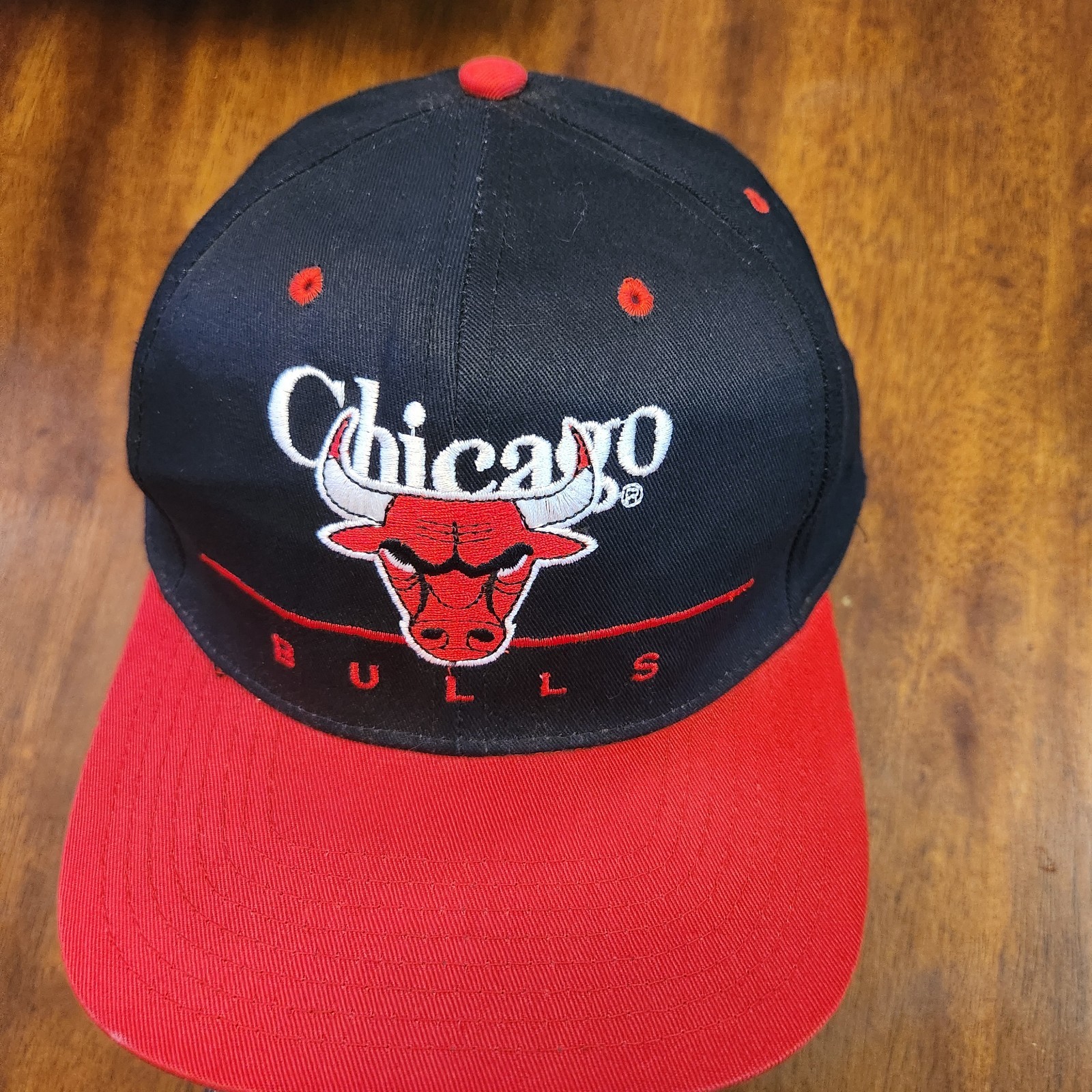 Vintage 90s Chicago Bulls Hat Snapback One Size Twins Enterprise NBA Basketball