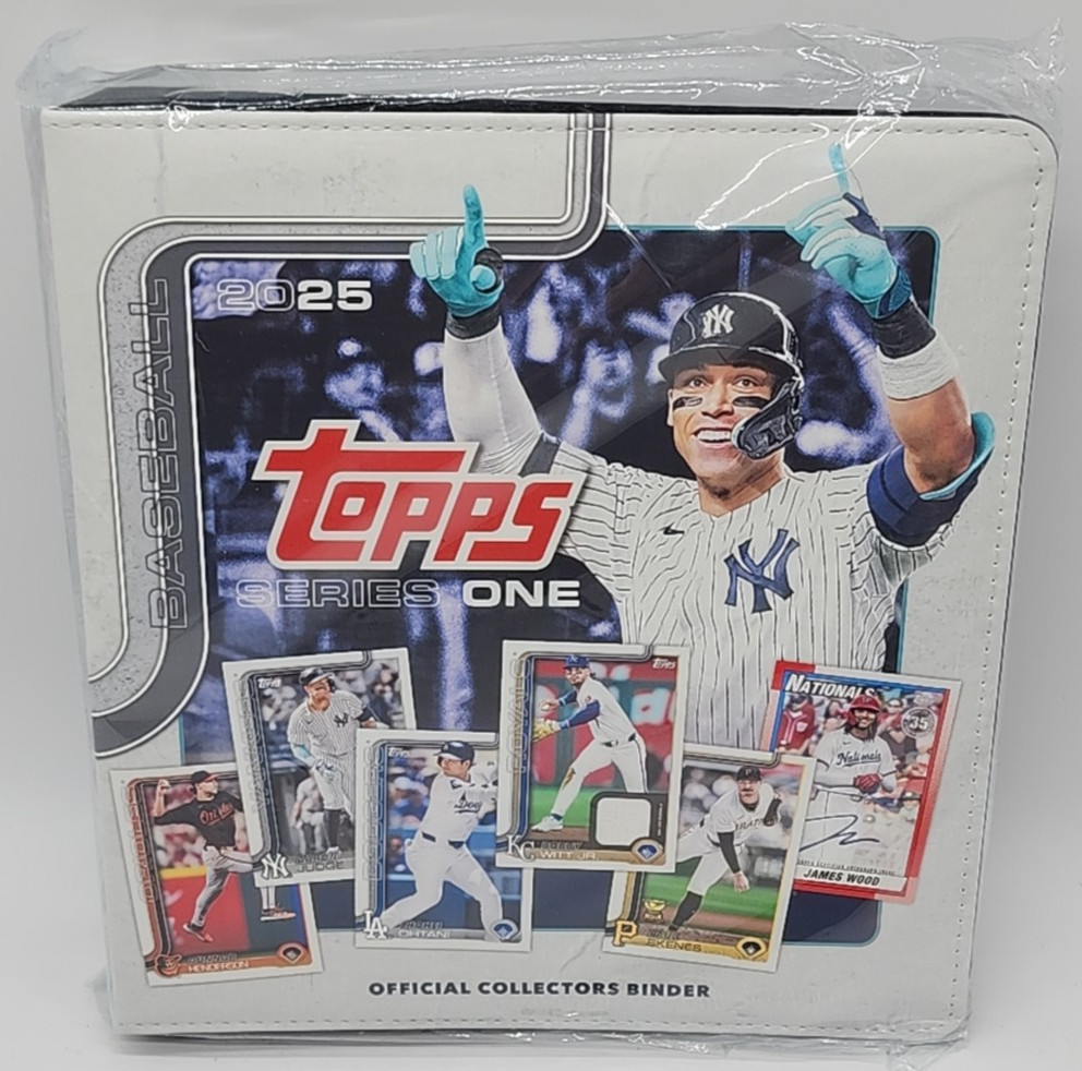 Fanatics TOPPS Series 1 Binder 3 Ring Official Collectors Binder 2025 NEW SEALED