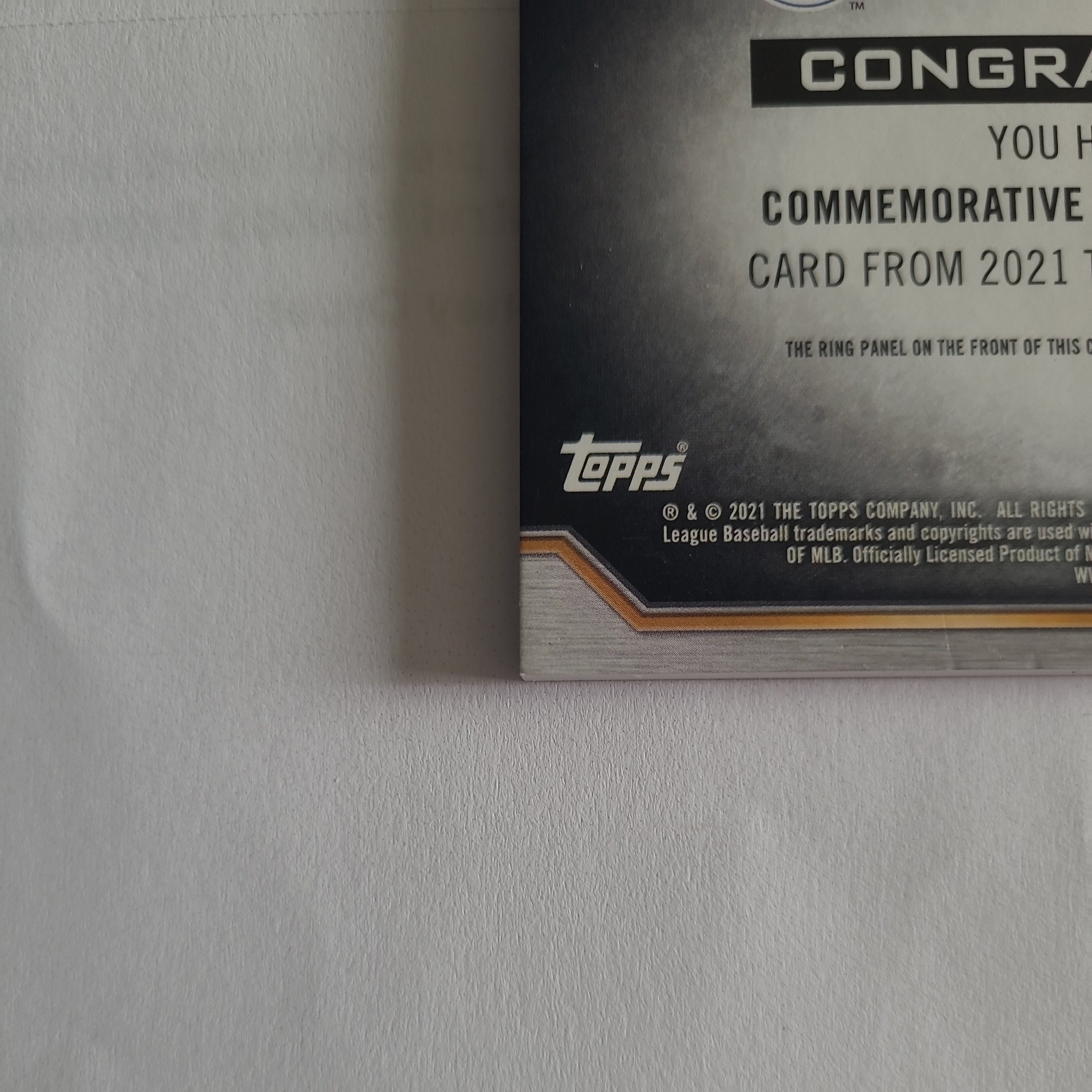 2021 Topps Series 2 Mookie Betts ~ Commemorative World Series Ring #WSR-MB