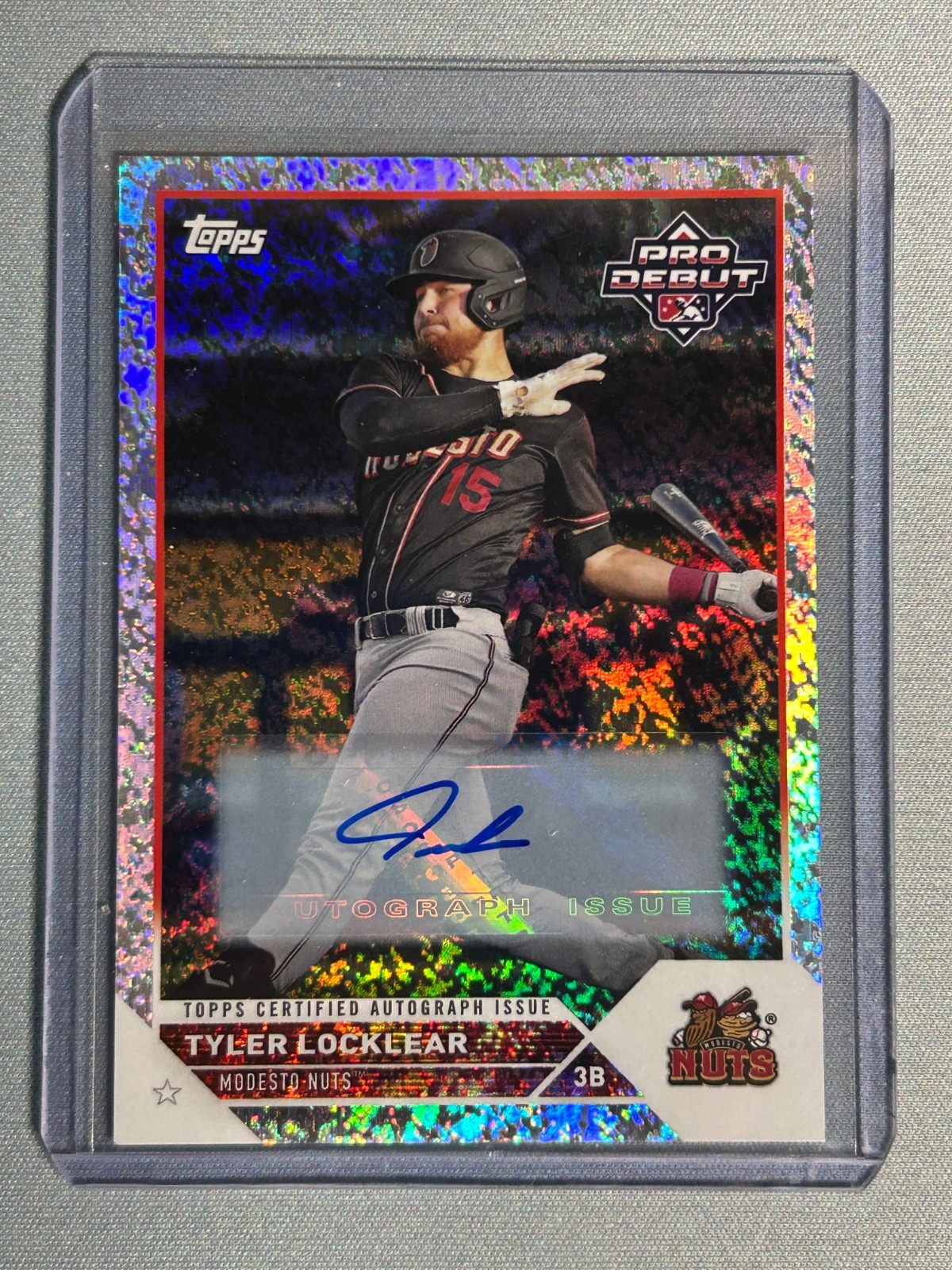 2023 Topps Pro Debut Sparkle Foil Autograph #PD-98 Tyler Locklear 134/199
