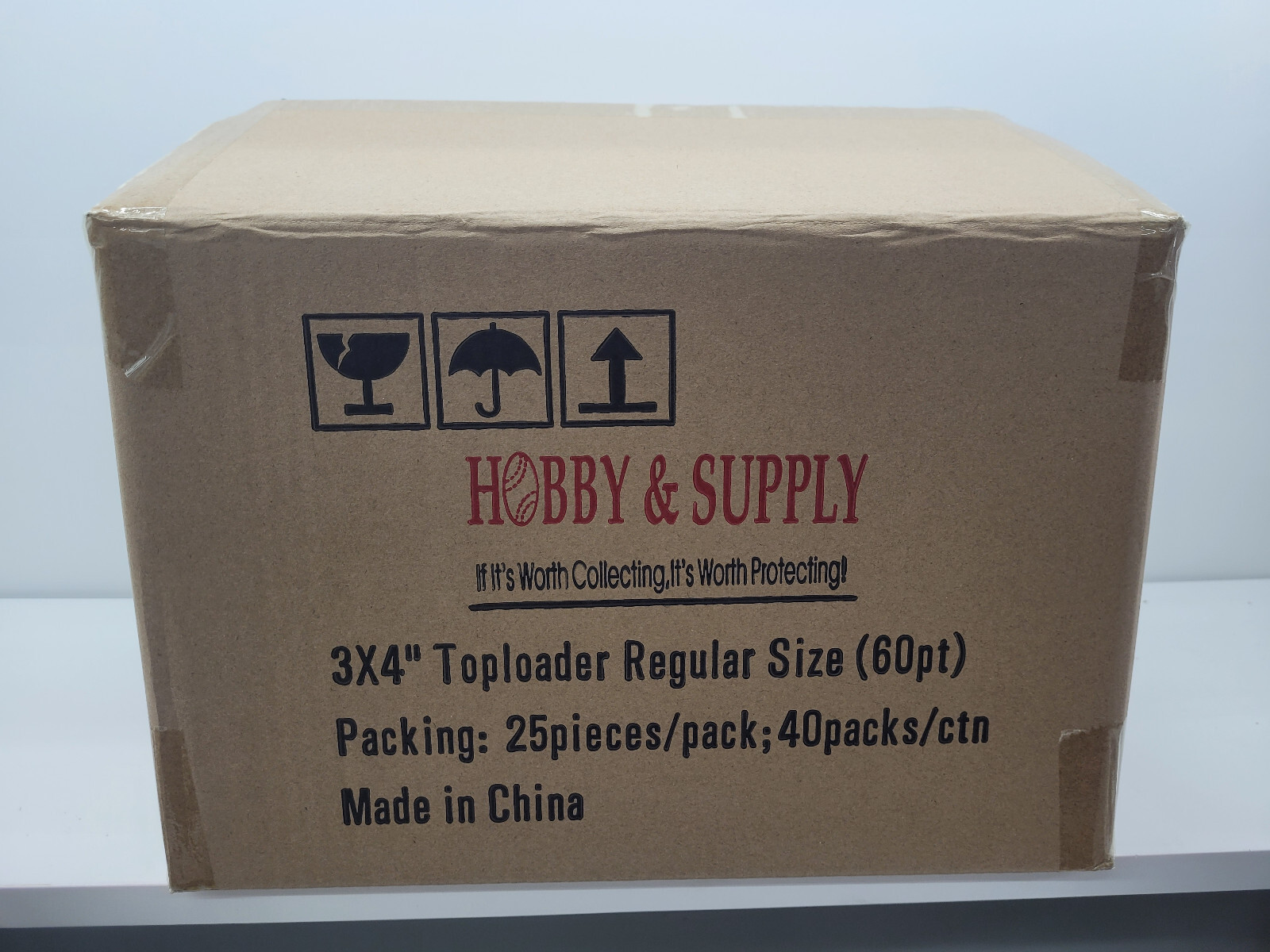 1000 Top Loader 60-point Thick Card 3×4 inch Toploaders Holder Protector CASE