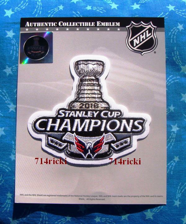 2018 Stanley Cup Final Finals Champions Patch Washington Capitals Collector