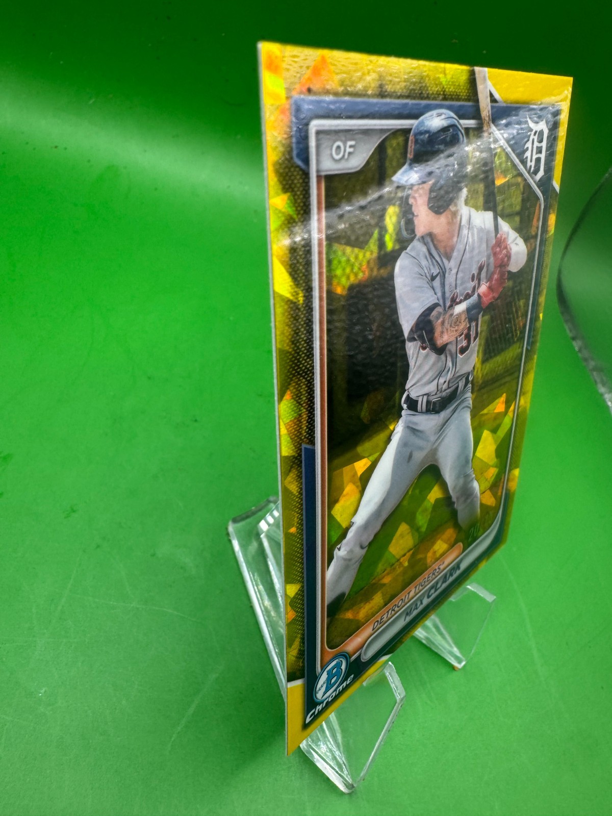 2024 Bowman Chrome Draft Sapphire Edition – Max Clark #BDC-104 Yellow /75 (RC)