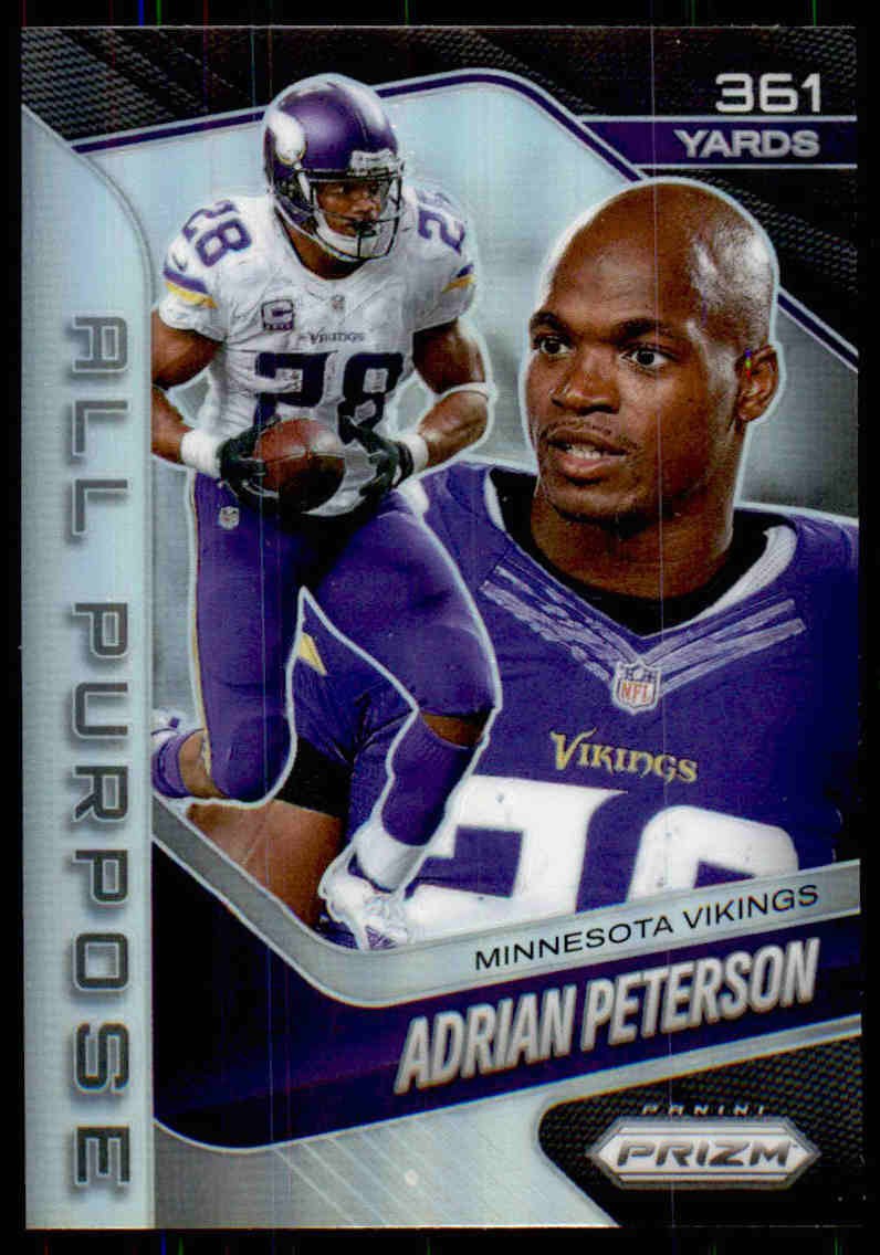 2025 Panini Prizm #15 Adrian Peterson All Purpose Prizms