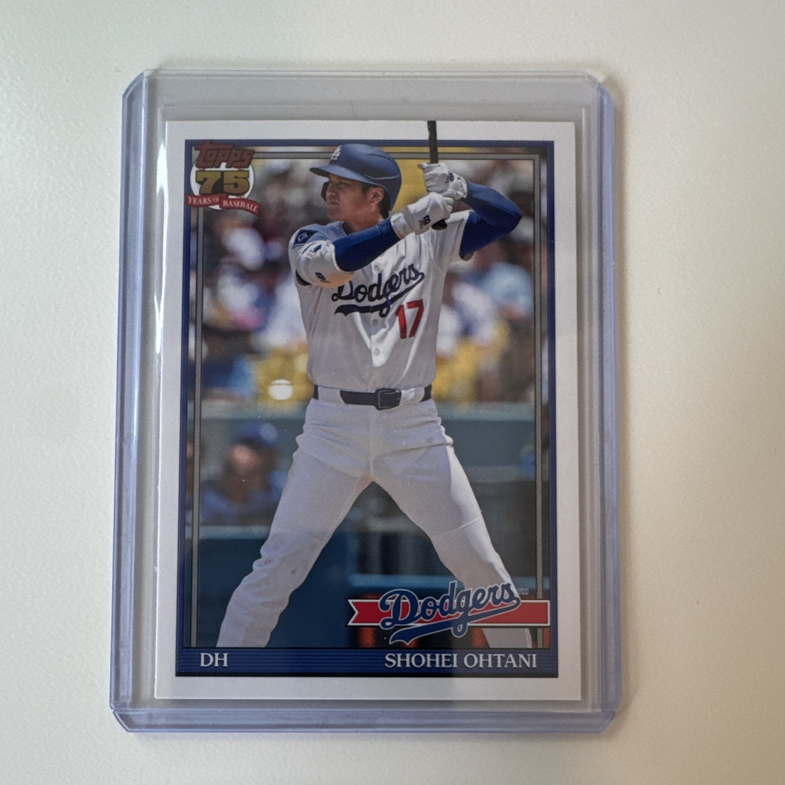Topps 2026 Series 2 1991 Topps Baseball #91B2-1 Shohei Ohtani Dodgers 75th (B3)