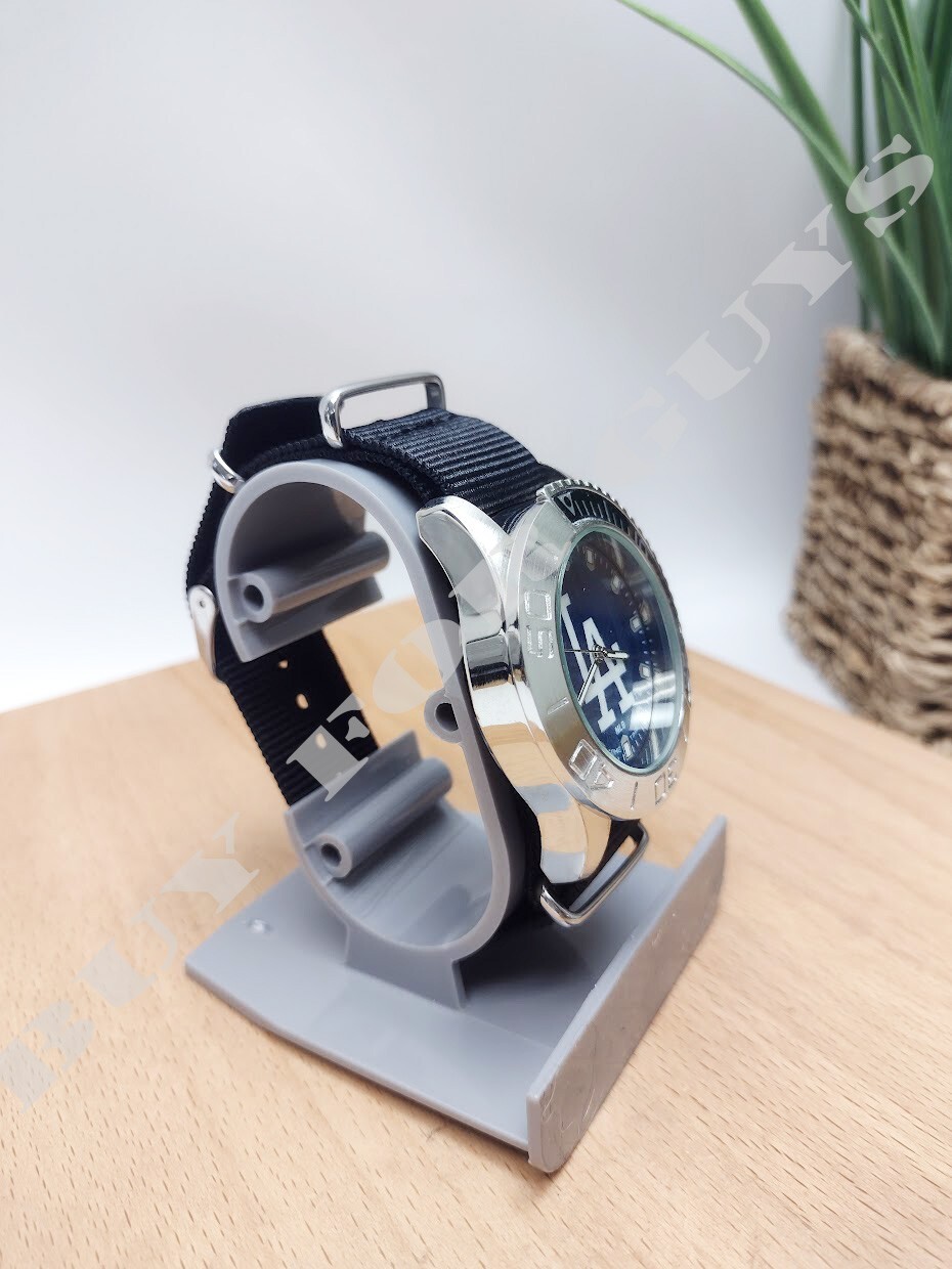 LA Dodgers MLB Starter Men’s Watch – Black Watch – Nylon Watch – Dodgers Watch