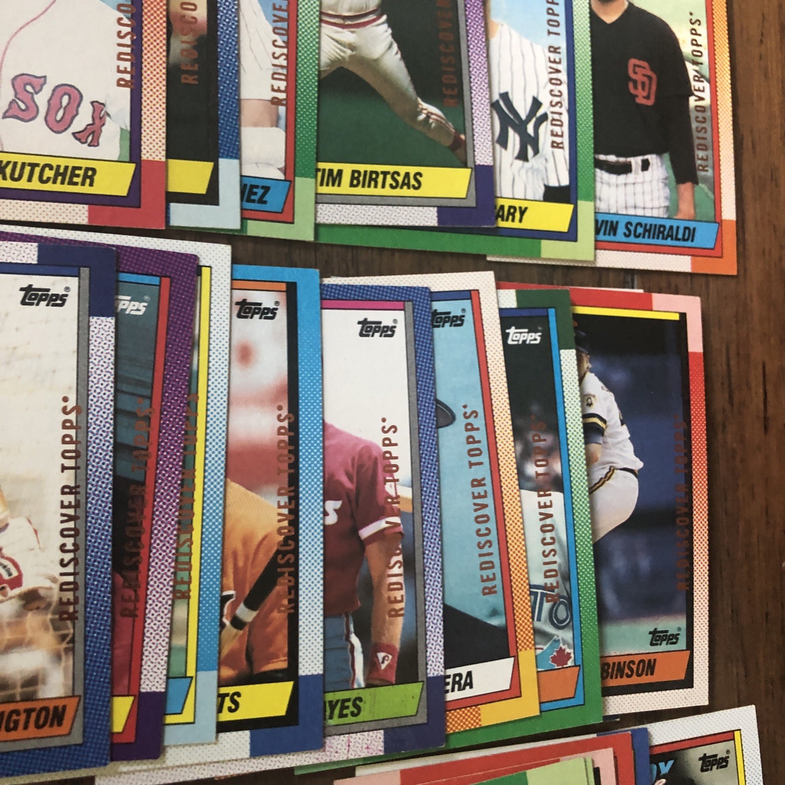 185+ YOU PICK 1 – 2017 TOPPS REDISCOVER BUYBACK BRONZE FOIL 1990 TOPPS SET BREAK