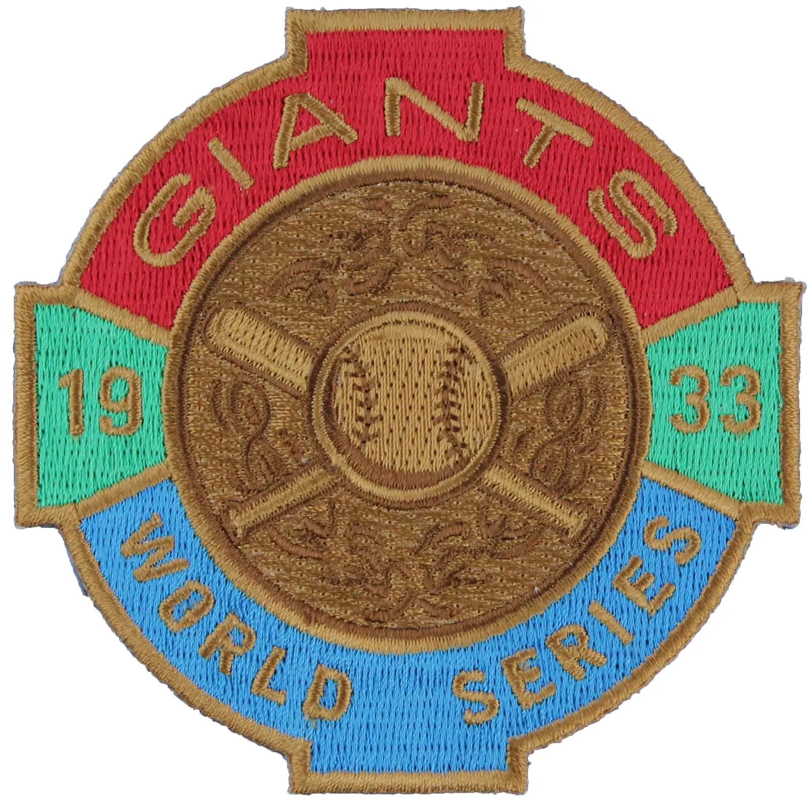 1933 MLB World Series Championship New York Giants Jersey Patch San Francisco
