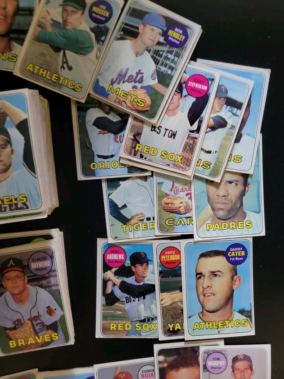 1969 Topps Baseball Set Builder Lots – 36 Different Vintage Cards
