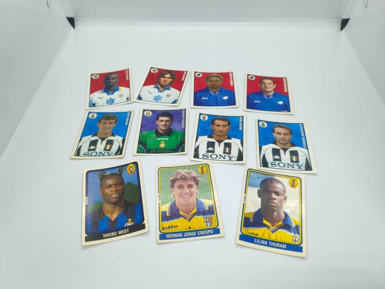 Football Sport Stickers Super Calcio 1998-1999 Panini Thuram Crespo West Signori