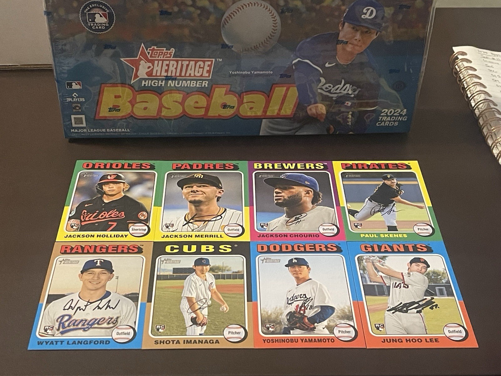 2024 Topps Heritage High Number Complete Base Set #501-700 / Paul Skenes RC