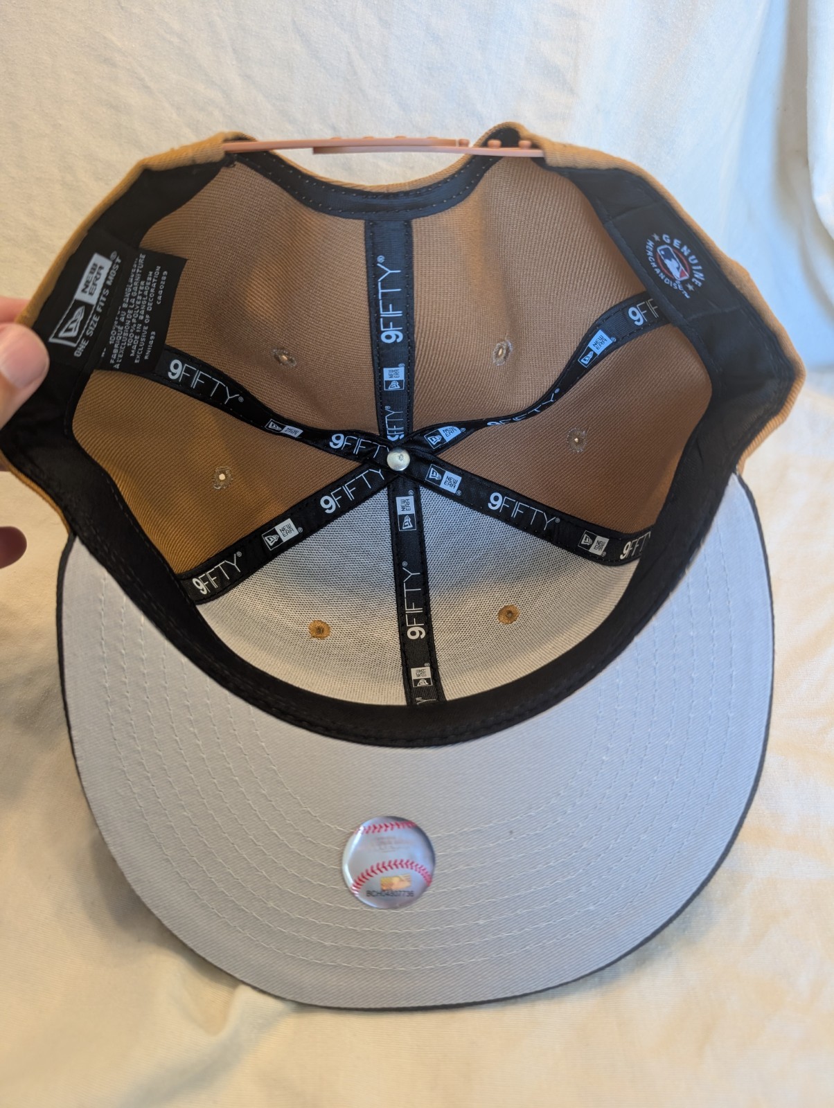 Nwot LA Dodgers Hat Men Snap Back Brown Black New Era 9Fifty T31