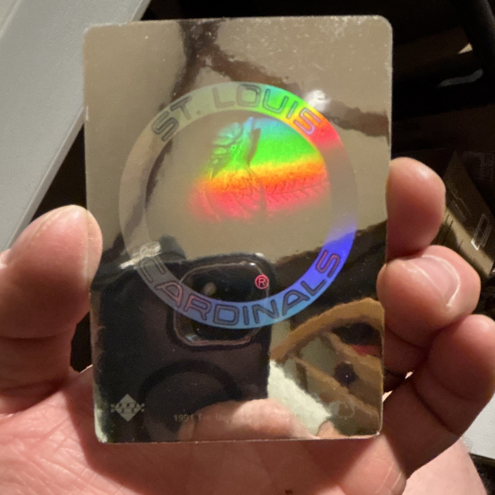 St. Louis Cardinals MLB Hologram Logo Sports Sticker Decal Non-Stuck