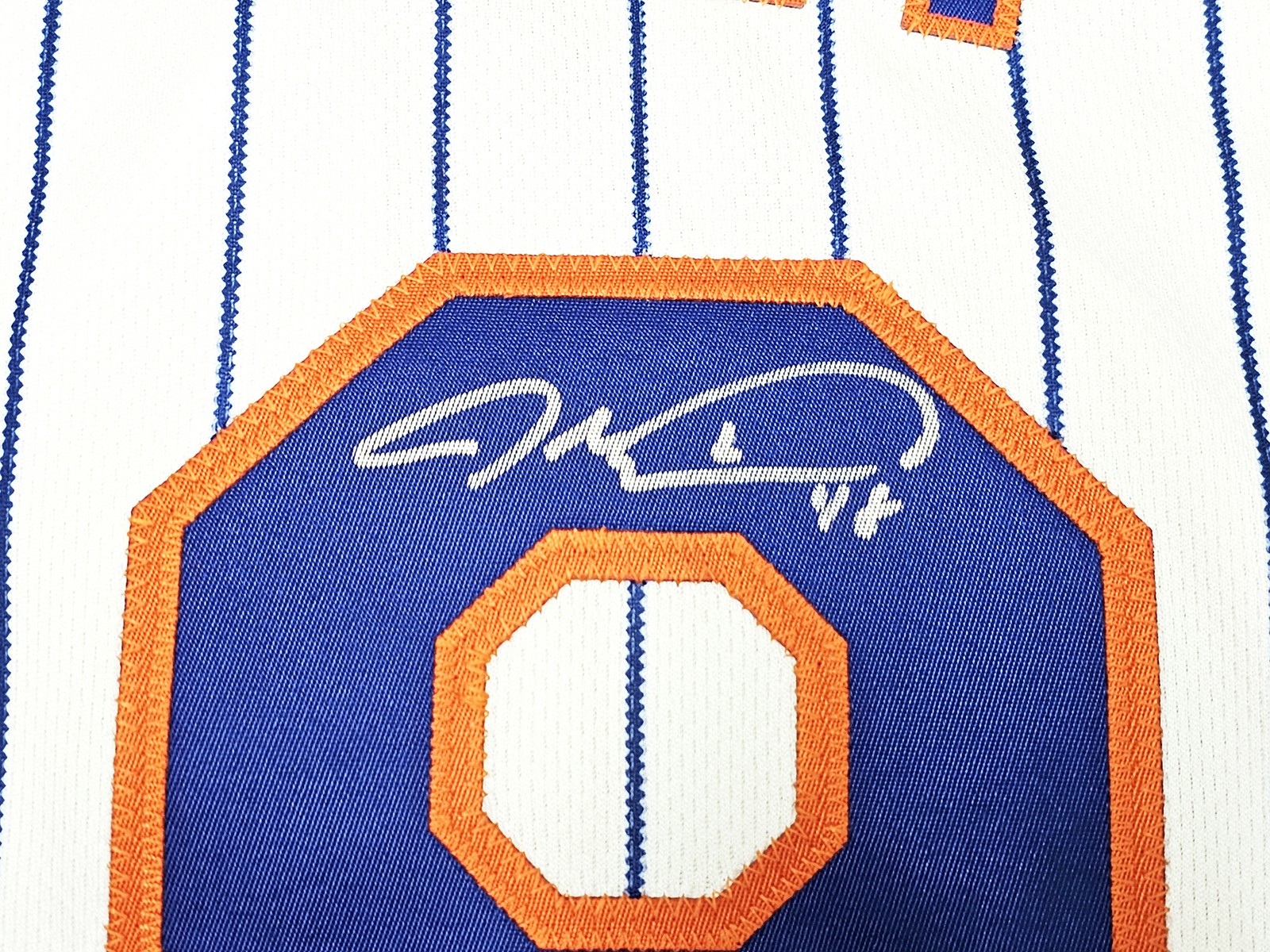 Mets Jacob deGrom Auto White Nike Authentic Jersey Size 44 18-19 NL CY Fanatics