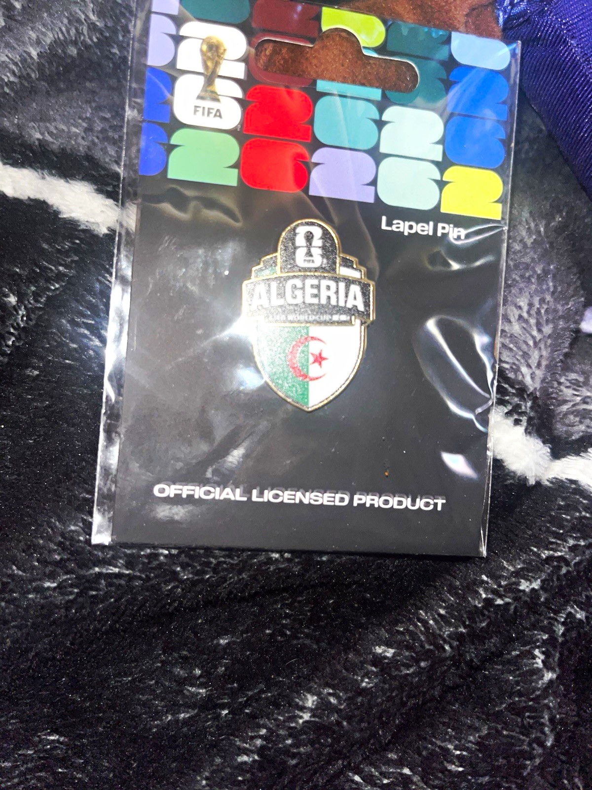 FIFA Algeria Soccer Lapel Pin Officially Licensed – Black Green White Red