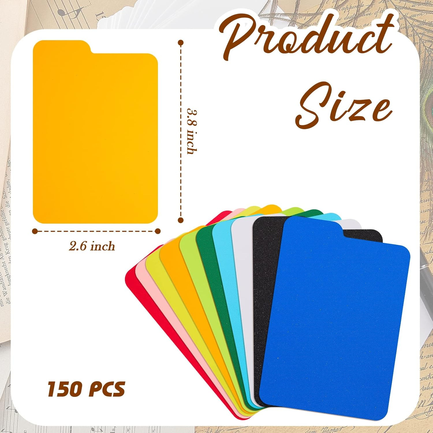 Multicolor Card Dividers for Trading Cards, 2.6 x 3.8 Inch, 50 Pcs