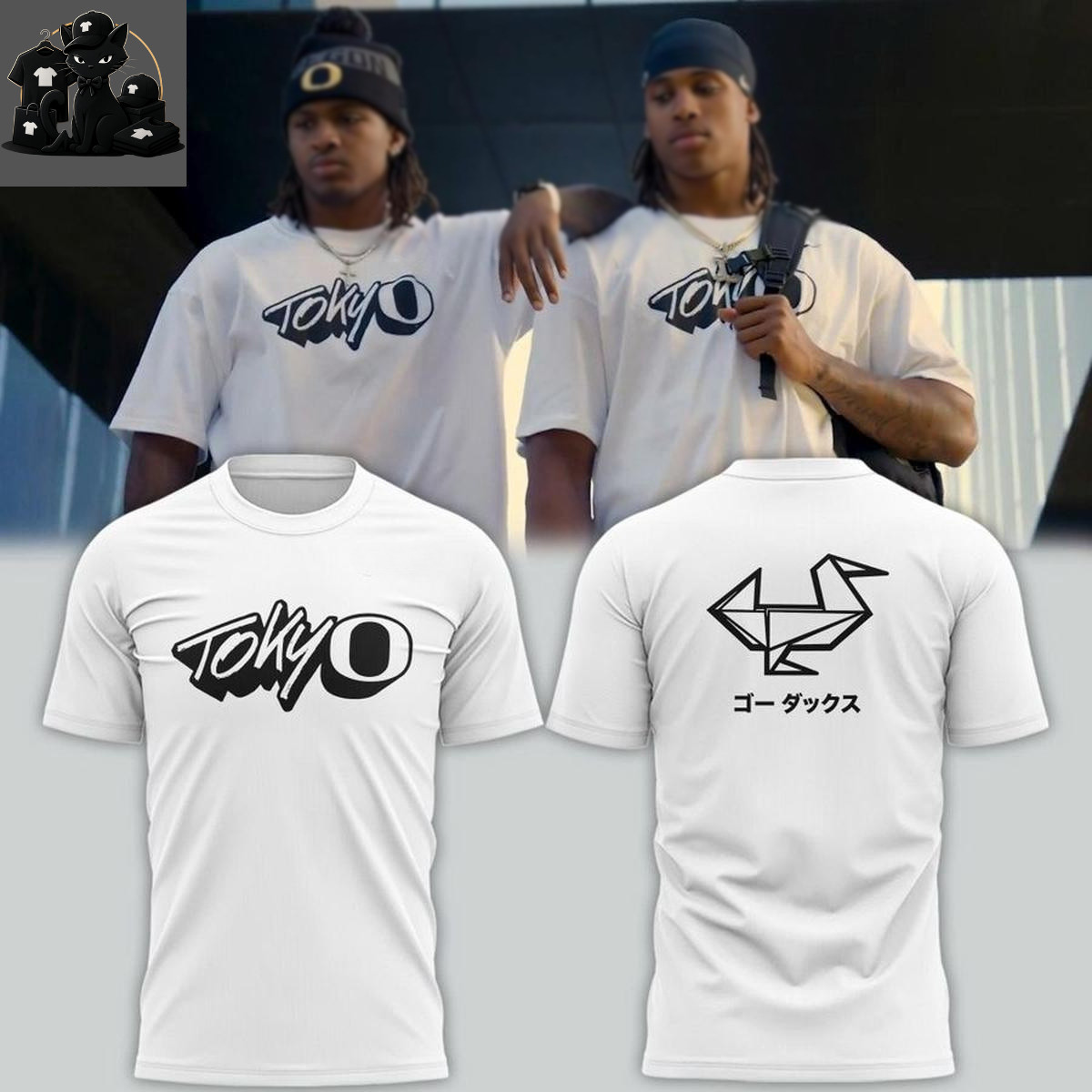 NEW!! Ore.gon Ducks 2026 Tokyo Oregon Football Showcase T-Shirt Size S-5XL