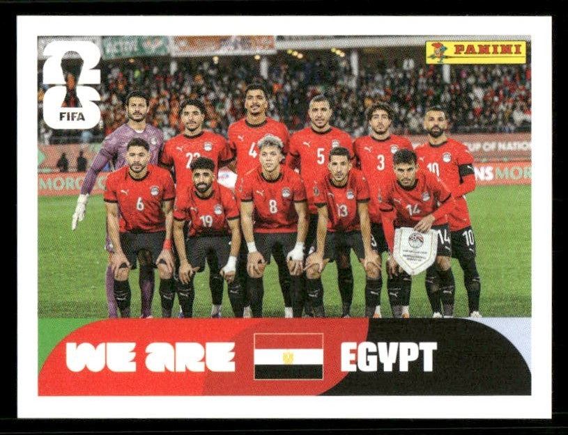 2026 USA Fifa World Cup Panini Sticker TEAM PHOTO Egypt EGY13