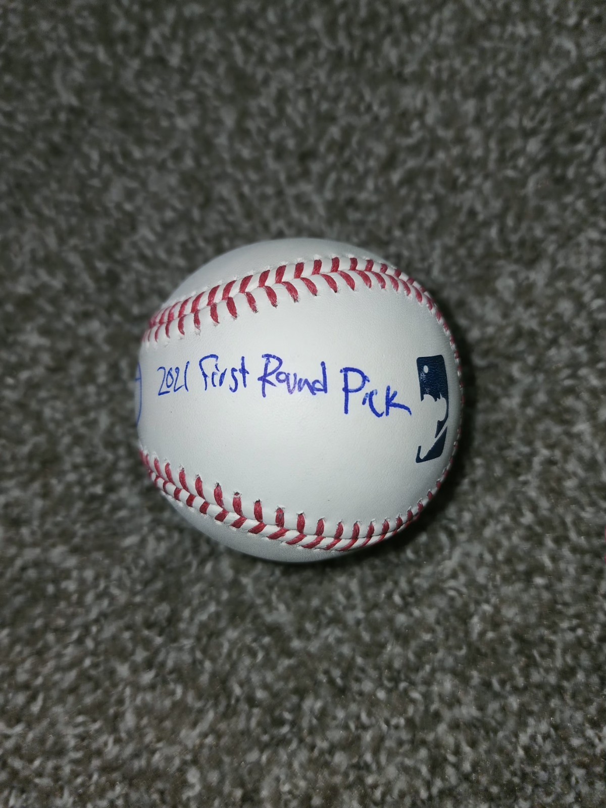 Kahlil Watson Signed Baseball Auto 2021 First Round Pick Inscription MLB Debut