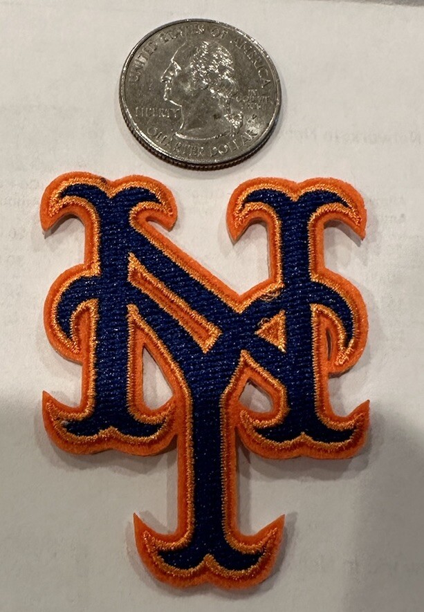 NEW YORK METS Vintage Style Embroidered Iron On Patch. 2”x 2” Awesome!!
