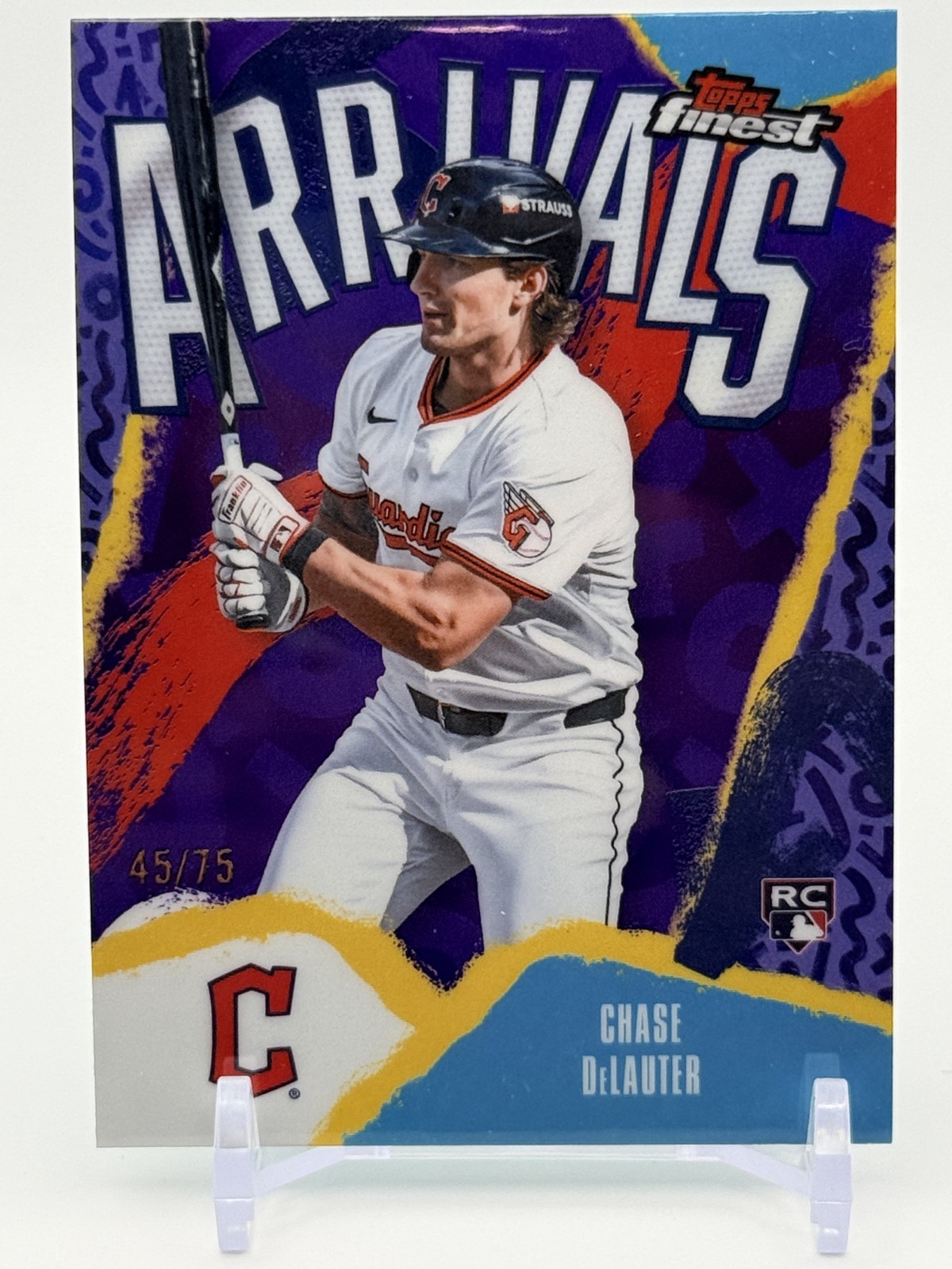 Chase Delauter – 2026 Topps Finest – Finest Arrivals Purple /75 #A-24 Rookie SSP