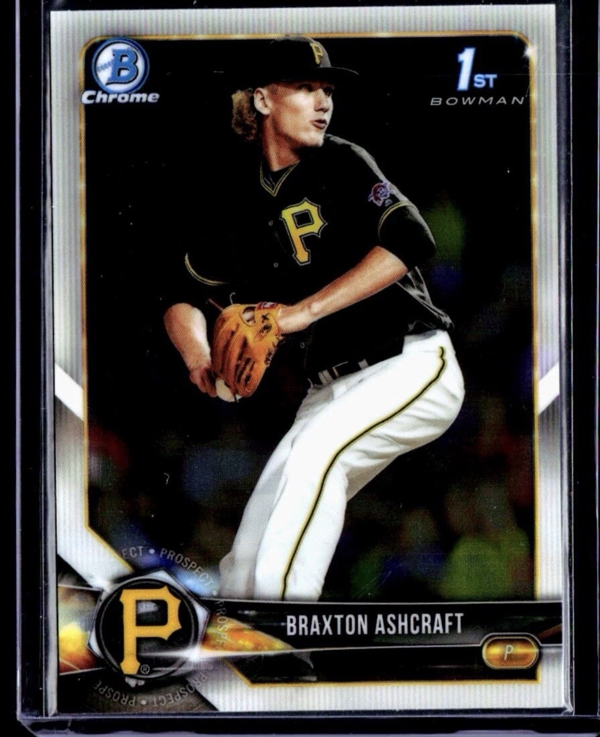 1-2018 Bowman Draft Chrome Braxton Ashcraft Pirates #BDC-95 QTY