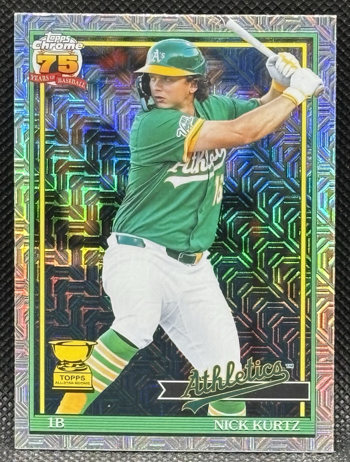 Nick Kurtz 2026 Topps Series 2 Chrome Silver Pack Mojo Refractor Athletics
