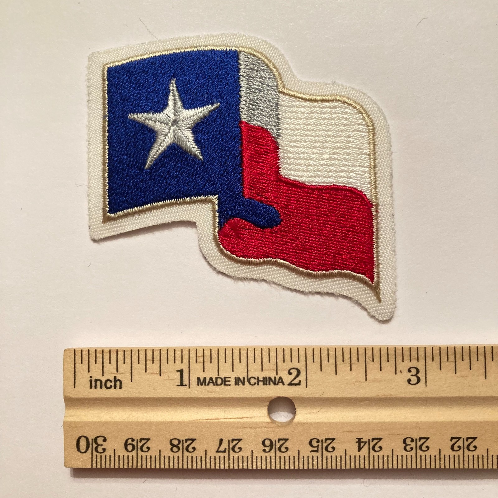TEXAS RANGERS Embroidered Iron-On “Flag Logo” Official MLB Jersey Sleeve Patch