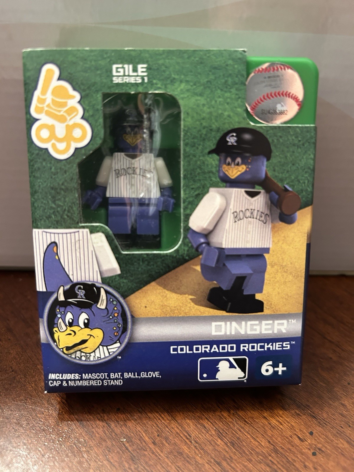 MLB Mascots Colorado Rockies Dinger Action Figure 1st Series Complete