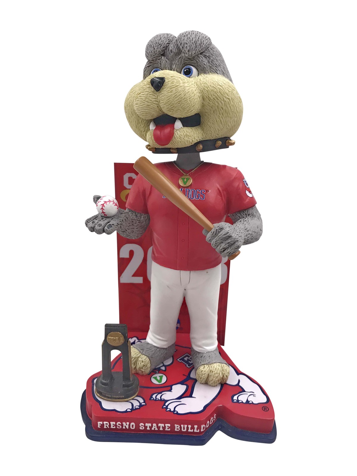 Fresno State Bulldogs 2008 College World Series Champions Bobblehead NCAA