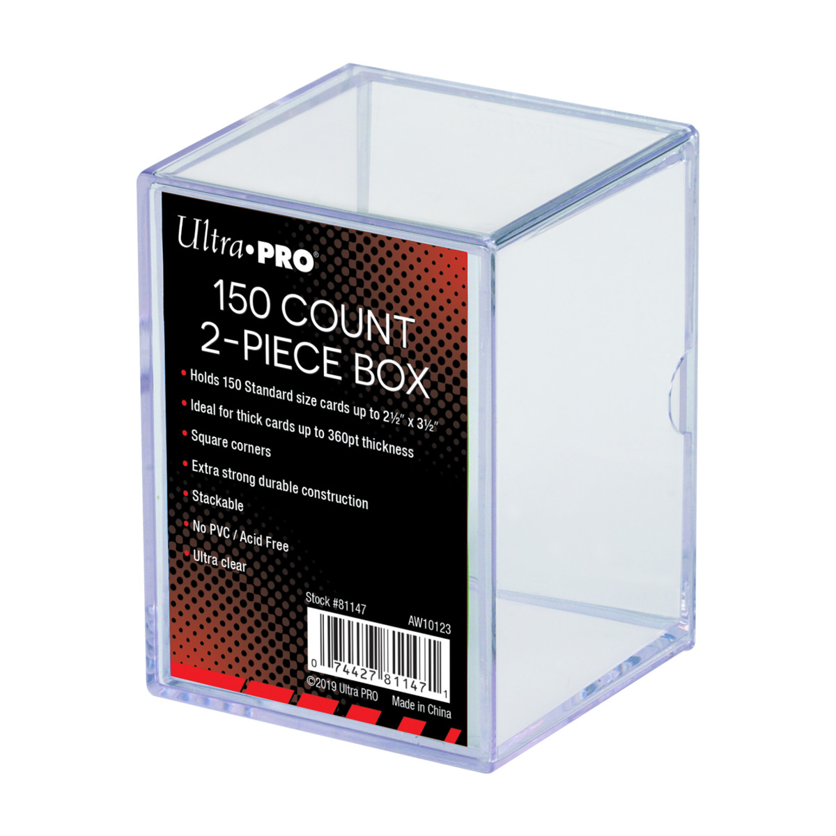 Ultra PRO 1 Pack 100 Count 2-Piece Storage Trading Card Box Holder Case Sports