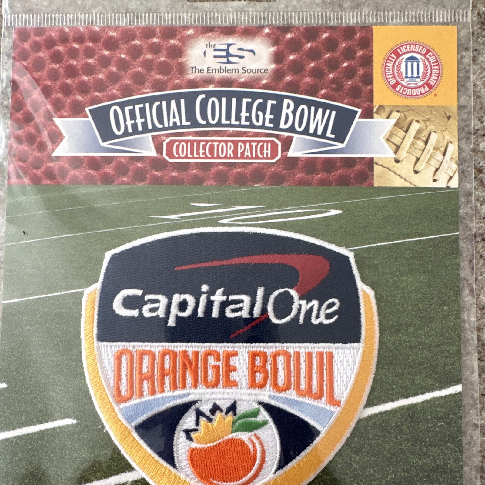The Emblem Source Officially Licensed Capital One Orange Bowl Collector Patch