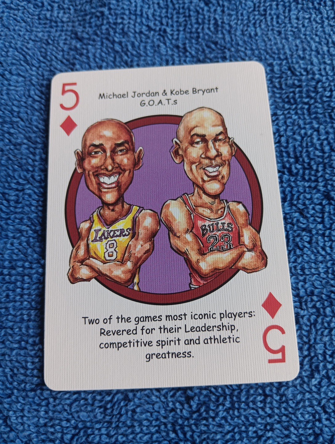 Michael Jordan Kobe Bryant Card Hero Decks Playing Card Basketball Card NBA Rare