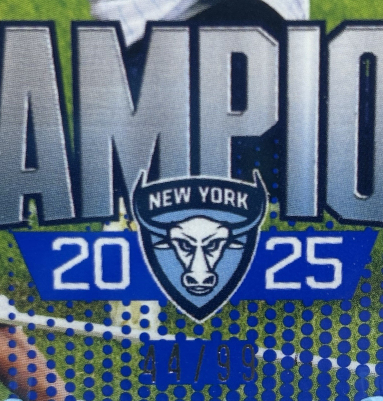 2026 PLL – Fieldside II- Liam Entenmann Champions Insert “Number Match” 44/99