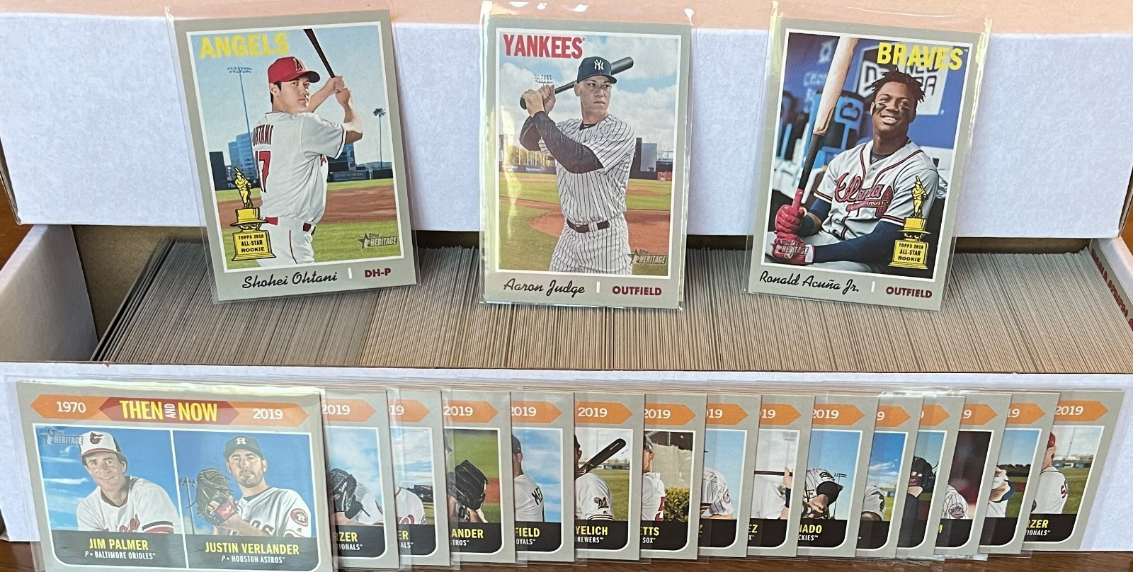 2019 Topps Heritage Complete Set #1-500 + FREE Then and Now #1-15 with Purchase!