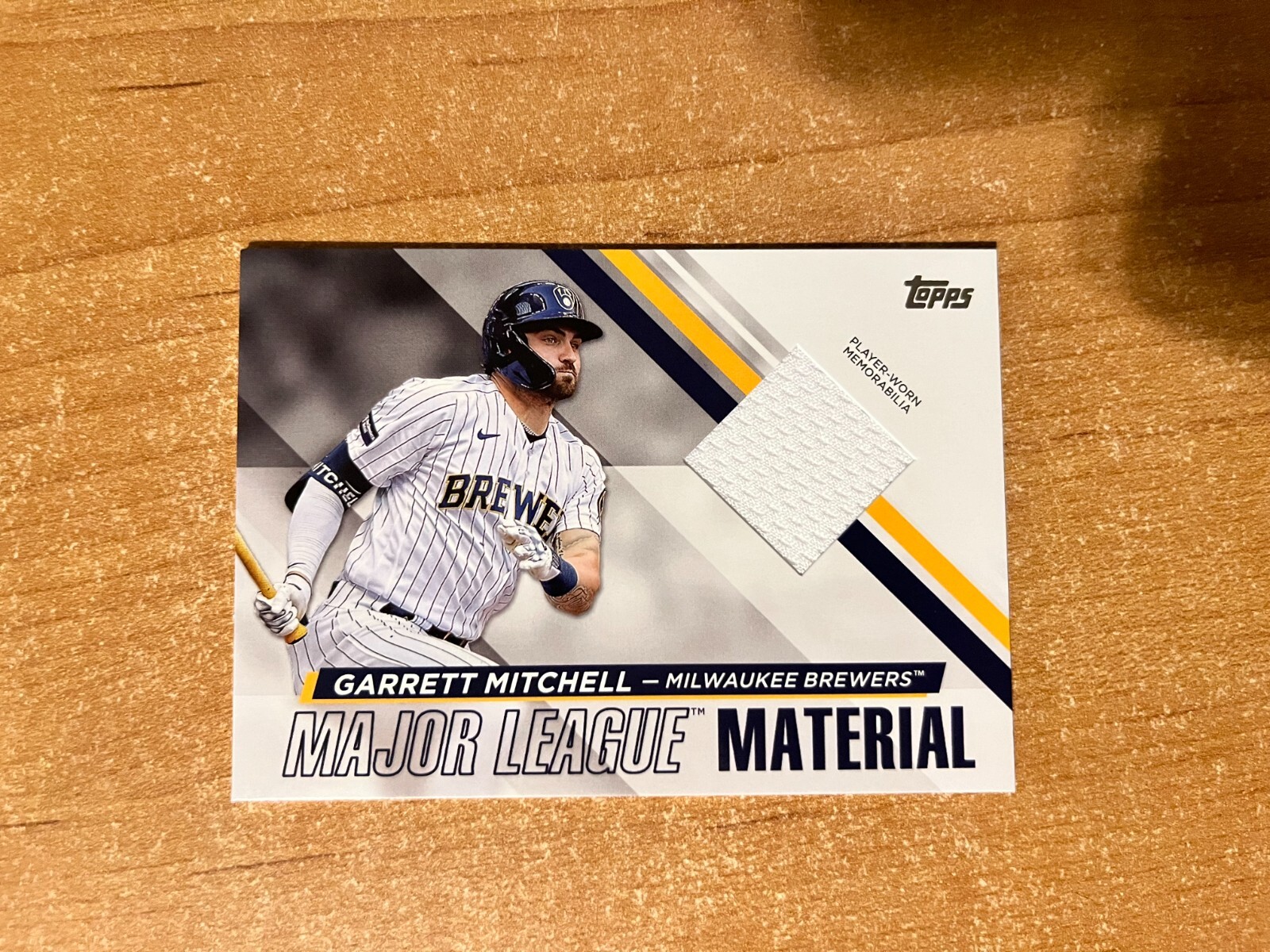 2024 Topps Series 2 – Garrett Mitchell – Major League Material Relic BREWERS