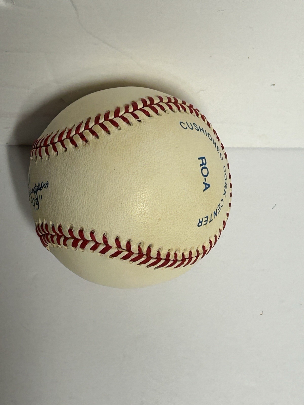 Chuck Thompson Signed Baseball Baltimore Orioles HOF Broadcaster MLB OAL HOF ‘93