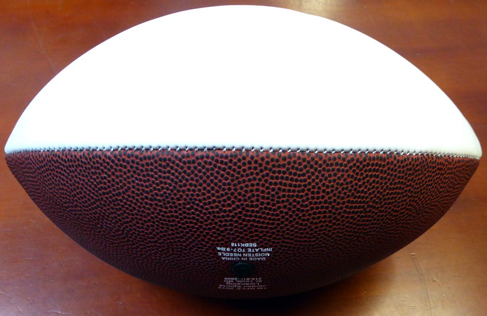 Thomas Rawls Signed White Logo Football Seattle Seahawks MCS Holo