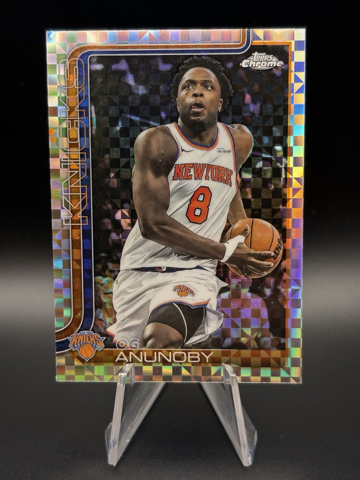2025-26 Topps Chrome – OG Anunoby #131 X-Fractor