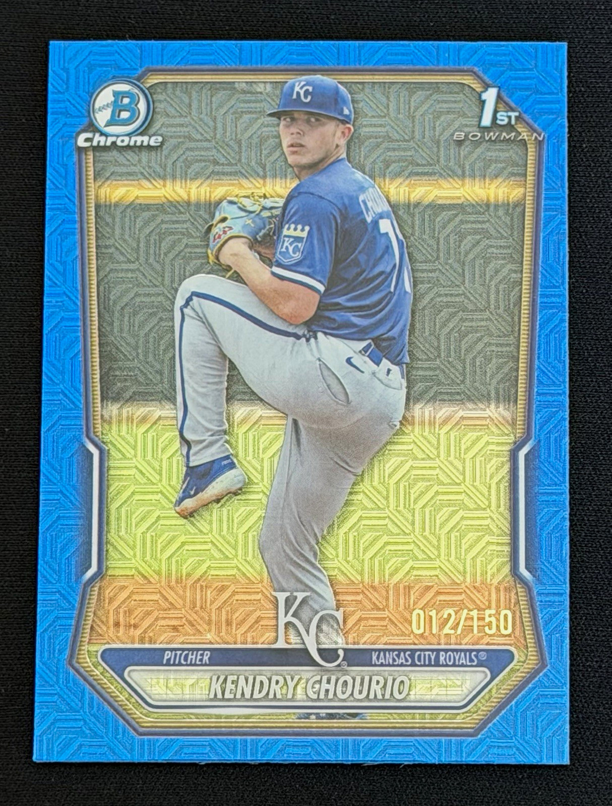 2026 Bowman Baseball Kendry Chourio Blue Mojo /150 1st Bowman #BCP-7 Royals