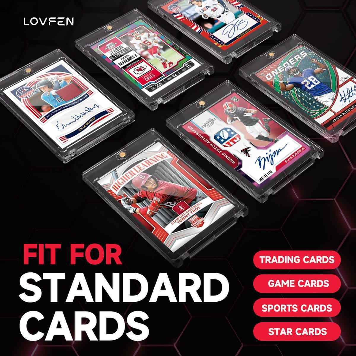 25 Pack Ultra Clear One Touch Magnetic Card Holder For 35PT Trading Sports Cards