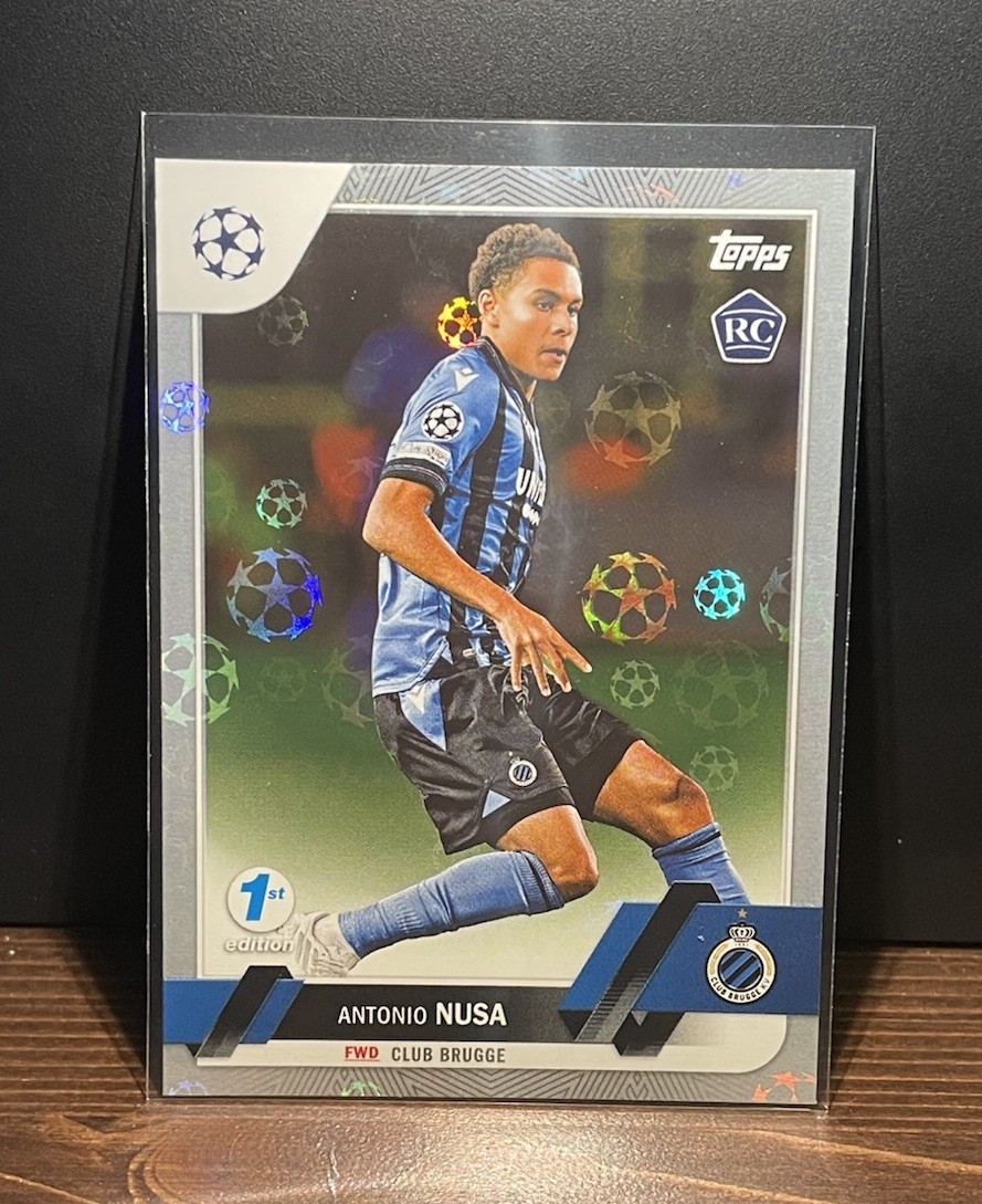 2022-23 Topps UCC 1st Edition Antonio Nusa Starball RC Rookie Club Brugge