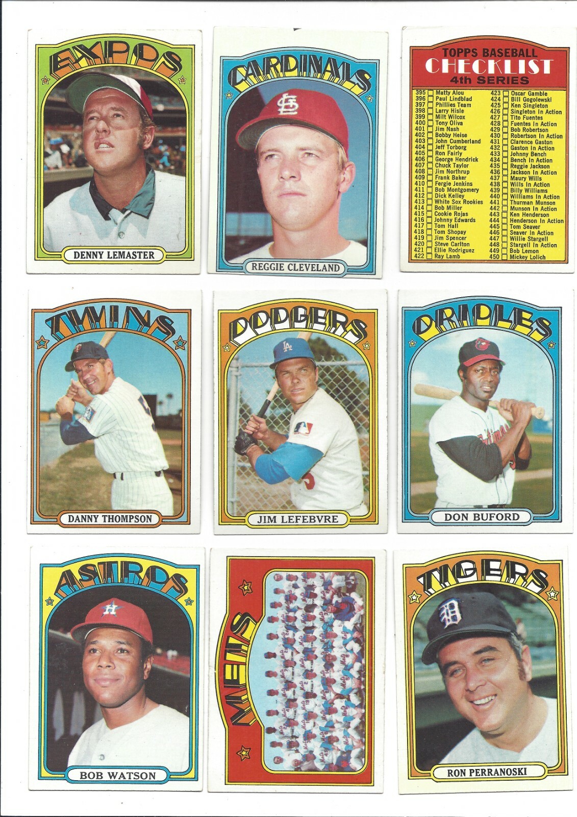 1972 Topps Baseball Cards ⚾ Pick A Player You Choose Finish Your Set VG Aaron