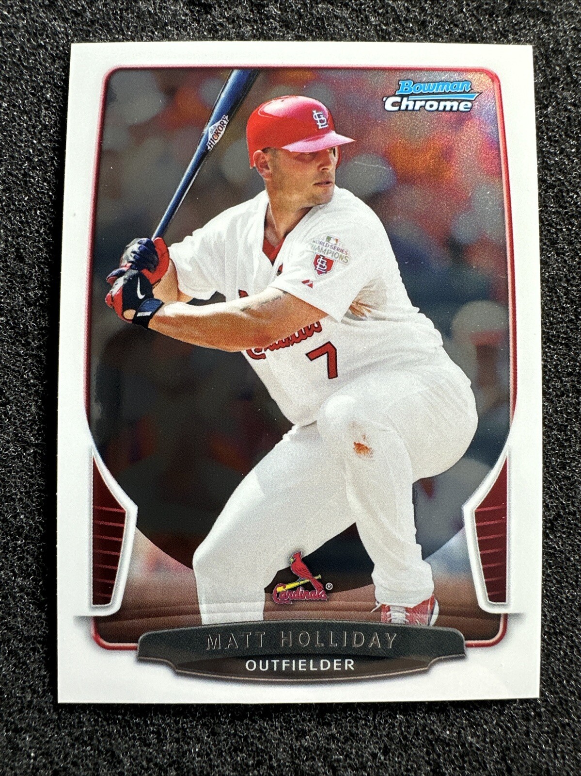 MATT HOLLIDAY #167 2013 Bowman Chrome QTY St. Louis Cardinals