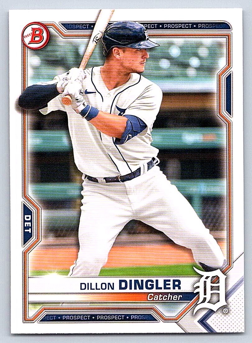 DILLON DINGLER TIGERS 2021 BOWMAN PROSPECTS #BP-72