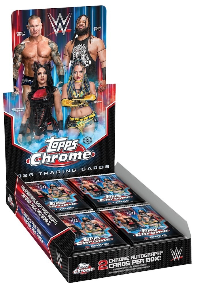 2026 Topps Chrome WWE Singles – Complete your set – Free Shipping!