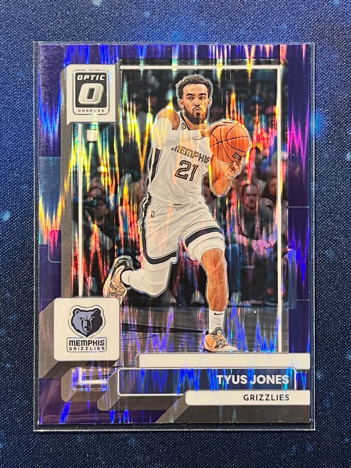 2022-23 Donruss Optic Purple Shock Parallel #184 Tyus Jones
