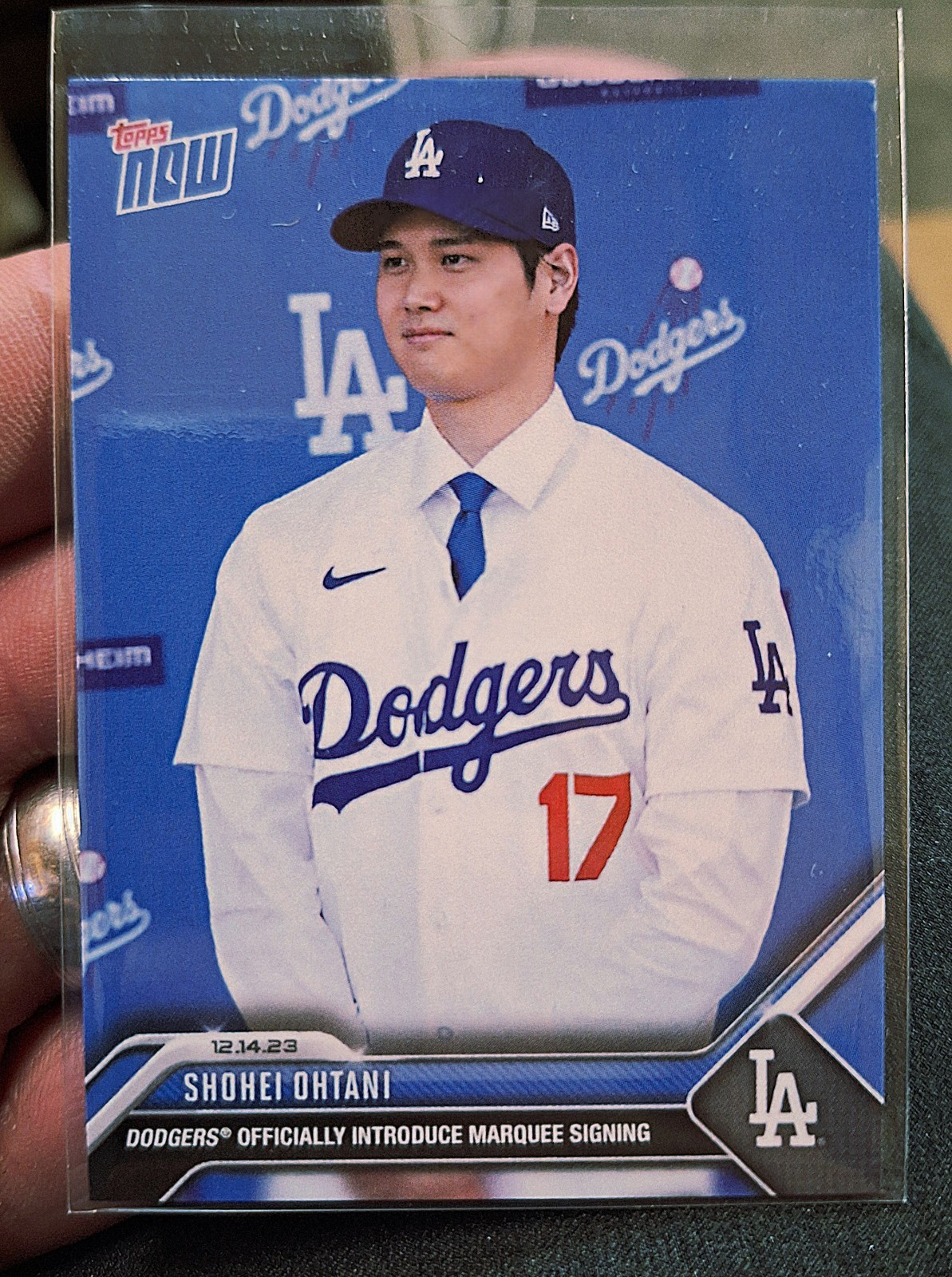 2023 Topps Now – Off-Season Shohei Ohtani #OS-23 /61116 PR Dodgers